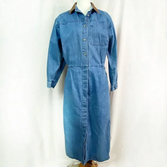 white christmas dresses Denim Flare Mini Dress – Britney Washed Denim Sleeveless Dress main image 0
